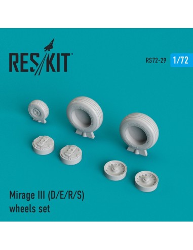 Mirage III (D,E,R,S) wheels set 
