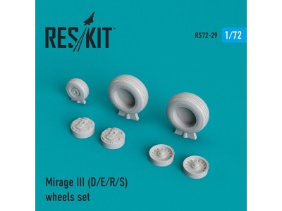 Mirage III (D,E,R,S) wheels set 