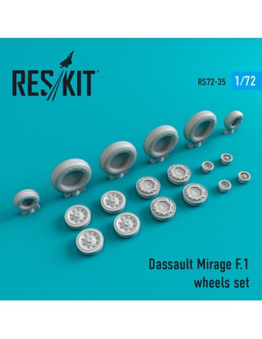 Mirage F.1 wheels set 