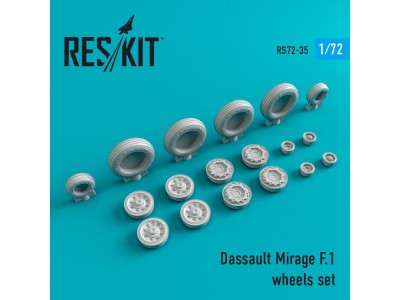 Mirage F.1 wheels set 