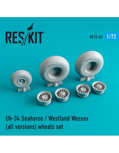 Uh-34 Seahorse/Westland Wessex (all versions) wheels set 