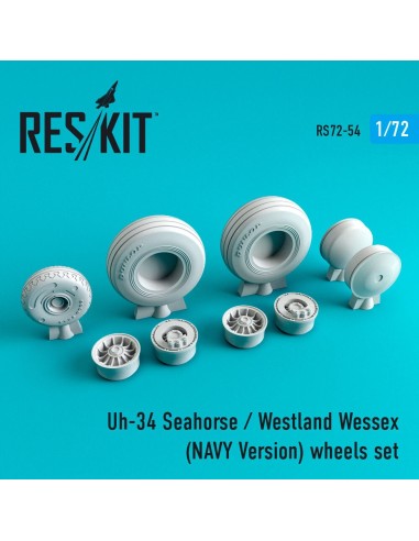 Uh-34 Seahorse/Westland Wessex (NAVY Version) wheels set 