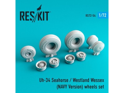 Uh-34 Seahorse/Westland Wessex (NAVY Version) wheels set 