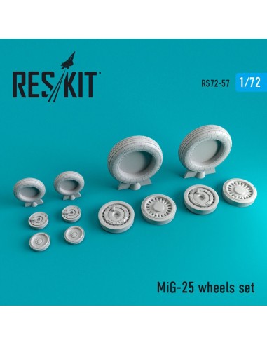 MiG-25 (weighted) wheels set 