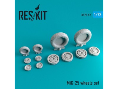 MiG-25 (weighted) wheels set 