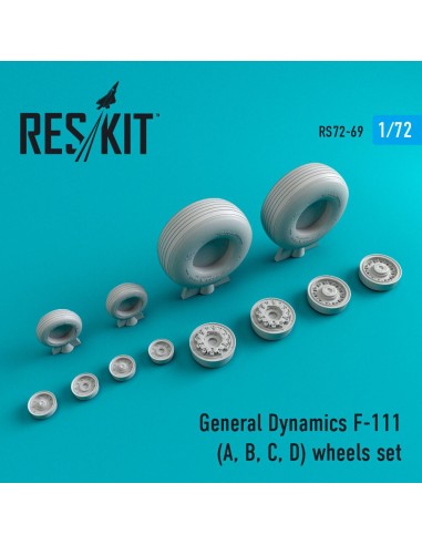 F-111 (A,B,C,D) wheels set (weighted) 