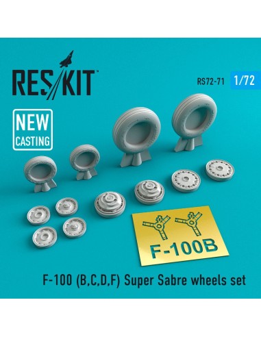 F-100 (B,C,D,F) Super Sabre wheels set 