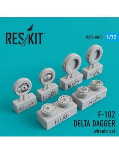 F-102 Delta Dagger wheels set 