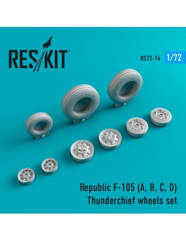 F-105 (A,B,C,D) Thunderchief wheels set 