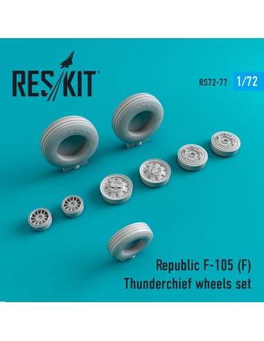 F-105F Thunderchief wheels set 