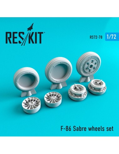 F-86 Sabre wheels set 