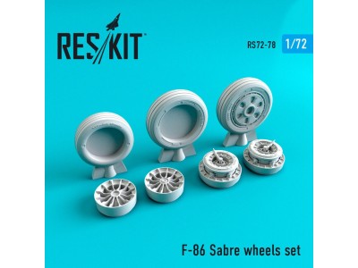 F-86 Sabre wheels set 