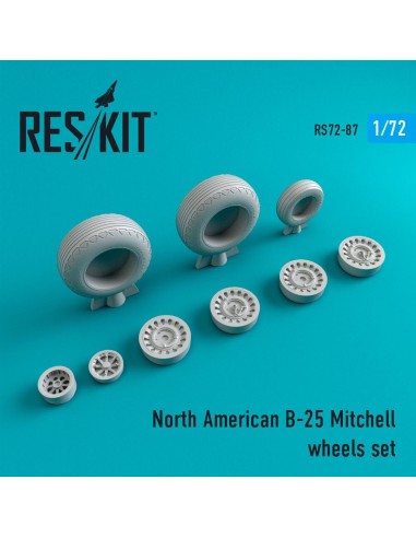 B-25 Mitchell wheels set 