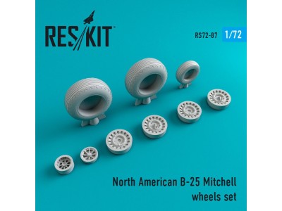 B-25 Mitchell wheels set 