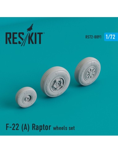 F-22A Raptor wheels set 