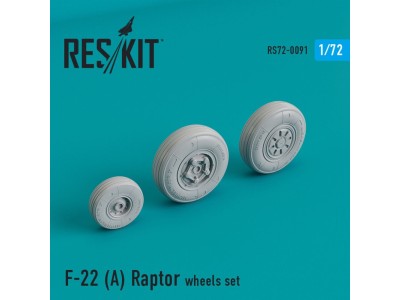 F-22A Raptor wheels set 