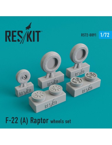 F-22A Raptor wheels set 