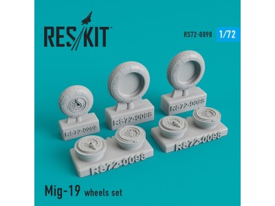 MiG-19 wheels set 