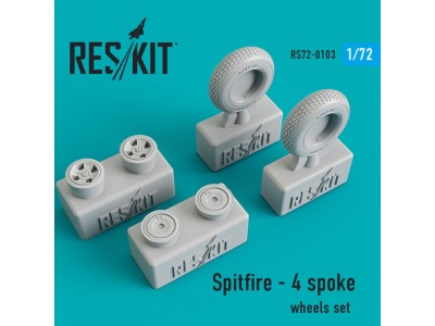 Spitfire (4 spoke) wheels set 