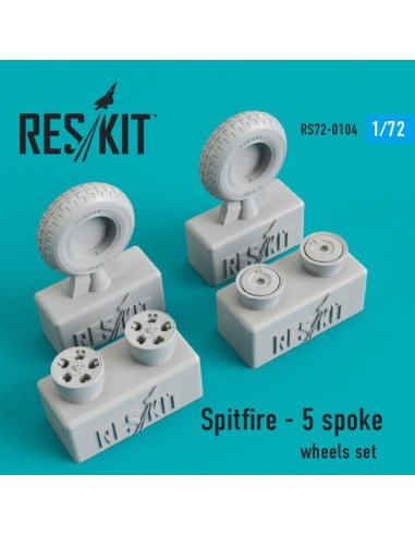 Spitfire (5 spoke) wheels set 