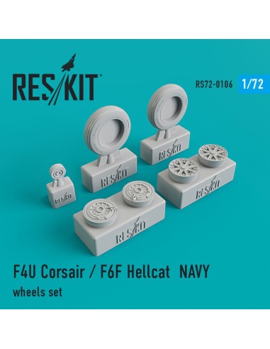F4U Corsair/F6F Hellcat NAVY wheels set 