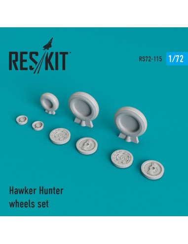 Hawker Hunter wheels set 
