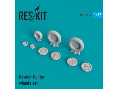 Hawker Hunter wheels set 