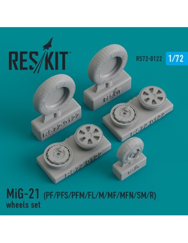 MiG-21 (PF, PFS, PFM, FL, M, MF, MFN, SM, R) wheels set 
