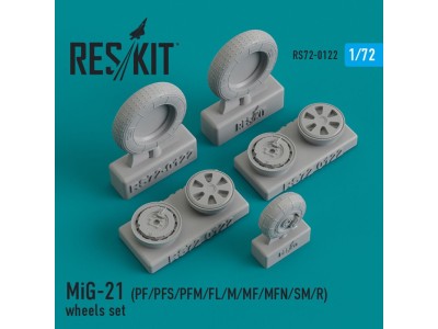 MiG-21 (PF, PFS, PFM, FL, M, MF, MFN, SM, R) wheels set 