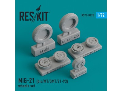 MiG-21 (bis, MT, SMT, 21-93) wheels set 