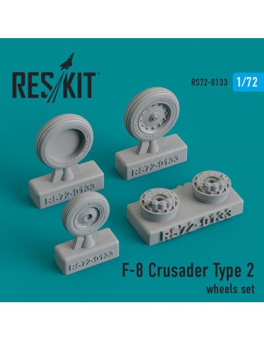 F-8 Crusader type 2 wheels set 