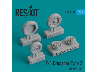 F-8 Crusader type 2 wheels set 