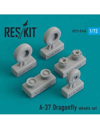 A-37 Dragonfly wheels set 