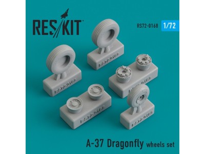 A-37 Dragonfly wheels set 