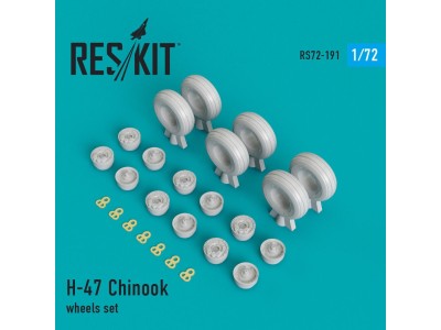 H-47 Chinook wheels set 
