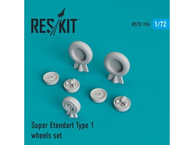 Super Etendard type 1 wheels set 