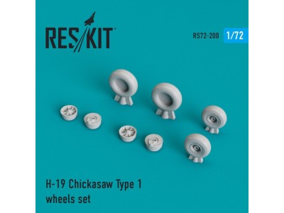 H-19 Chickasaw type 1 wheels set 