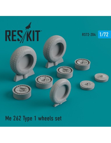 Me.262 type 1 wheels set 