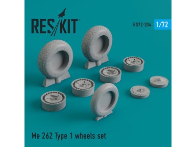 Me.262 type 1 wheels set 