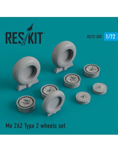Me.262 type 2 wheels set 