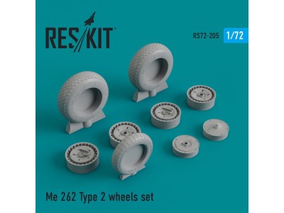 Me.262 type 2 wheels set 