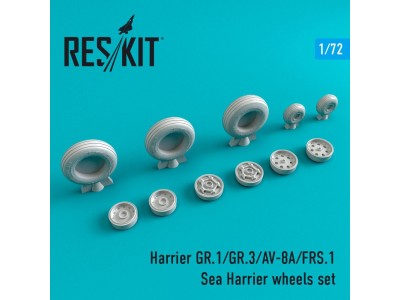 Harrier GR.1/GR.3/AV-8A/FRS.1/Sea Harrier wheels set 