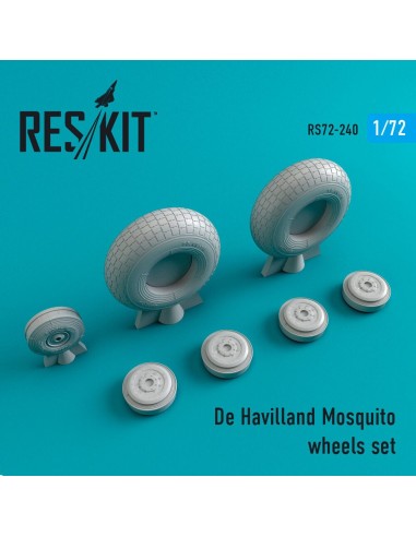 DH.98 Mosquito wheels set 