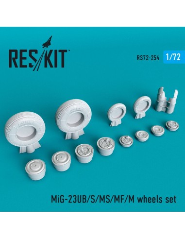 MiG-23 (UB,S,MS,MF,M) wheels set 
