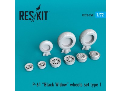 P-61 Black Widow wheels set 