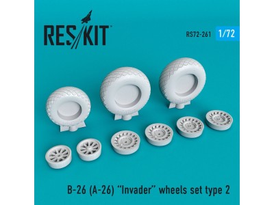 B-26 (A-26) Invader type 2 wheels set 