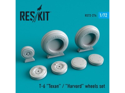 T-6 Texan wheels set 