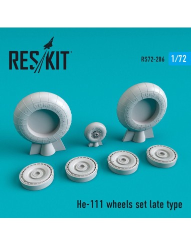 He-111 wheels set late type 