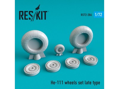 He-111 wheels set late type 