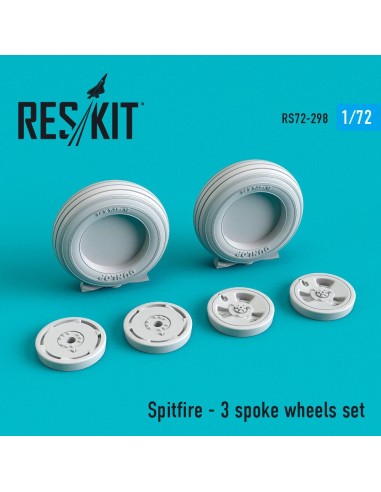 Spitfire - 3 spoke wheels set (RS72-0298) 
